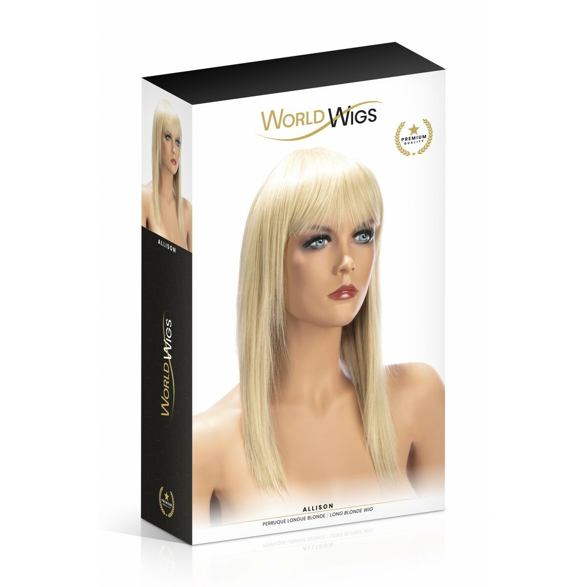 Erotisk Tilbehør World Wigs Allison Blond Parykk